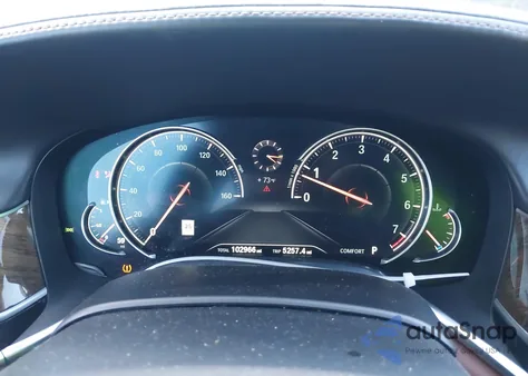 2017 BMW 740I from USA, damaged, VIN WBA7E2C50HG739999